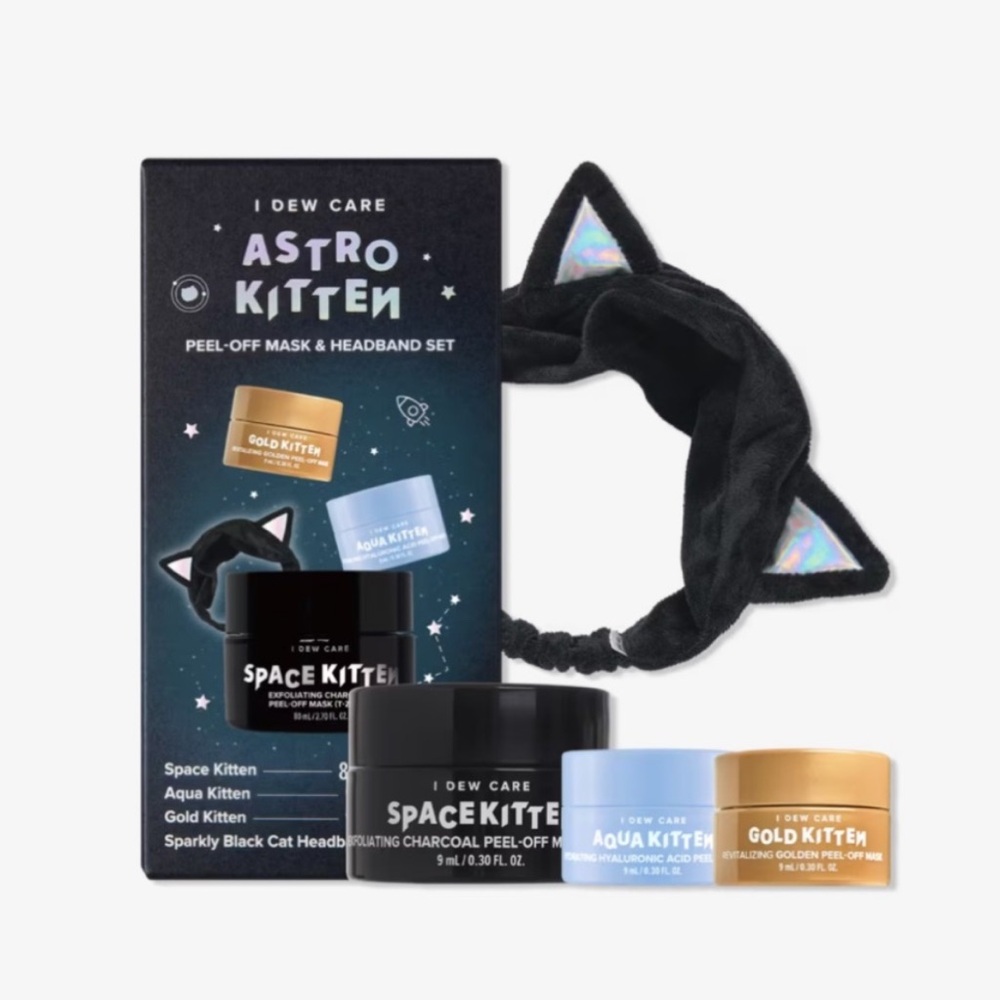Kitten peel off mask + headband  I dew care mask collection 🐈 exp 10/2028